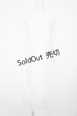 画像1: axes femme / バラモチーフキャミワンピース F 白 Y-26-02-17-128-AX-OP-SZ-ZY