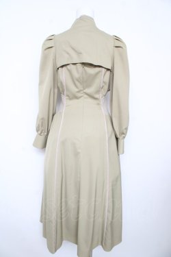 画像2: axes femme POETIQUE / デコルテ開きラインワンピース M グリーン Y-26-02-17-130-AX-OP-SZ-ZY