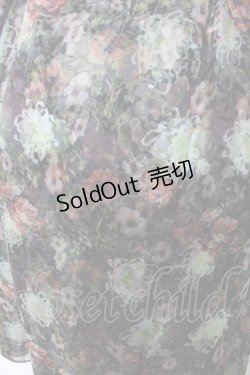 画像3: axes femme NOSTALGIE / オーガンジープリントワンピ Ｍ 黒 Y-26-02-17-132-AX-OP-SZ-ZY