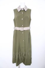 画像3: axes femme POETIQUE / 2WAYバイカラーコート M グリーン Y-26-02-17-138-AX-CO-SZ-ZT391 (3)