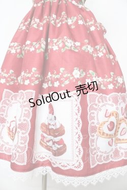 画像4: Chalmiere / ベイクドベリージャンパースカート M 赤 Y-26-02-17-142-LO-OP-SZ-ZY