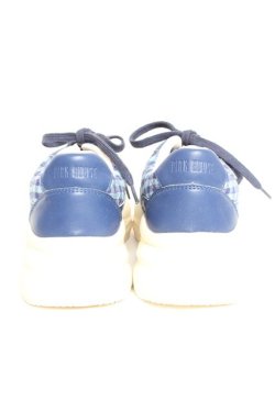 画像3: PINK HOUSE / プリントキルトスニーカー L ブルー×サックス Y-26-02-17-012-LO-SH-SZ-ZY