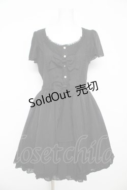 画像1: axes femme kawaii / レイヤード風ワンピース M 黒 Y-26-02-17-143-AX-OP-SZ-ZY