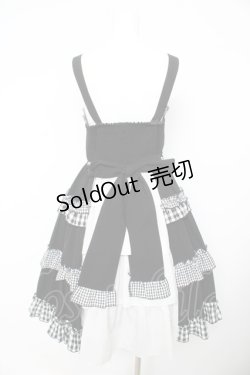 画像2: axes femme kawaii / カントリーチェックジャンスカ M 黒 Y-26-02-17-148-AX-OP-SZ-ZY