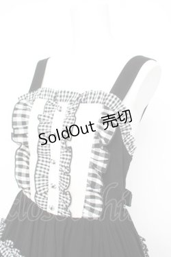 画像3: axes femme kawaii / カントリーチェックジャンスカ M 黒 Y-26-02-17-148-AX-OP-SZ-ZY