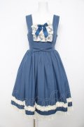 axes femme kawaii / オリビアジャンパースカート M ブルー Y-26-02-17-149-AX-OP-SZ-ZY