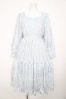 画像1: axes femme / SAKURAティアードワンピース  サックス Y-26-02-17-150-AX-OP-SZ-ZY