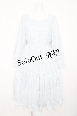 画像1: axes femme / SAKURAティアードワンピース  サックス Y-26-02-17-150-AX-OP-SZ-ZY