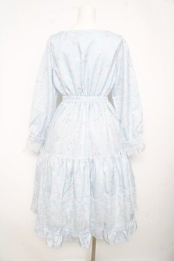 画像2: axes femme / SAKURAティアードワンピース  サックス Y-26-02-17-150-AX-OP-SZ-ZY