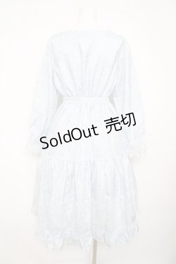 画像2: axes femme / SAKURAティアードワンピース  サックス Y-26-02-17-150-AX-OP-SZ-ZY