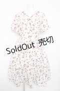 axes femme / チェリーローズ柄セーラーワンピース F 生成り Y-26-02-17-152-AX-OP-SZ-ZY