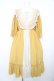画像1: axes femme kawaii / マリアンヌワンピース M イエロー Y-26-02-17-155-AX-OP-SZ-ZY (1)