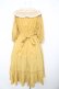 画像2: axes femme kawaii / マリアンヌワンピース M イエロー Y-26-02-17-155-AX-OP-SZ-ZY (2)