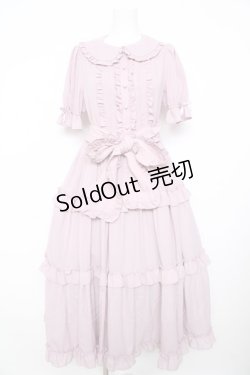 画像1: axes femme kawaii / ロマンティックフリルワンピース M ピンク Y-26-02-17-156-AX-OP-SZ-ZI