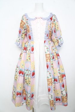 画像1: axes femme kawaii / ハピネスベリーワンピース M ラベンダー Y-26-02-17-157-AX-OP-SZ-ZY