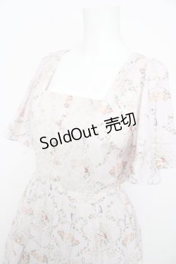 画像3: axes femme / レーヌローズ柄ワンピース M ピンク Y-26-02-17-158-AX-OP-SZ-ZY