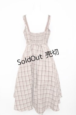 画像2: m petit by misako / スクエアネックジャンパースカート M 中茶 Y-26-02-17-159-LO-OP-SZ-ZY