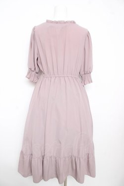 画像2: m petit by misako / AMレースアップワンピース L 中桃 Y-26-02-17-162-LO-OP-SZ-ZY