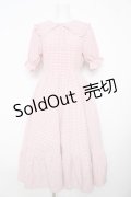m petit by misako / ギンガムチェックワンピース M 中赤 Y-26-02-17-164-LO-OP-SZ-ZY