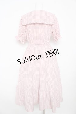 画像2: m petit by misako / ギンガムチェックワンピース M 中赤 Y-26-02-17-164-LO-OP-SZ-ZY