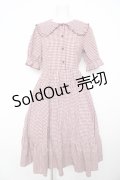 m petit by misako / AM*ギンガムCHKワンピース M 中赤 Y-26-02-17-165-LO-OP-SZ-ZY
