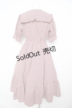 画像2: m petit by misako / AM*ギンガムCHKワンピース M 中赤 Y-26-02-17-165-LO-OP-SZ-ZY