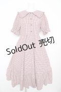m petit by misako / AM*ギンガムCHKワンピース M 中赤 Y-26-02-17-166-LO-OP-SZ-ZY