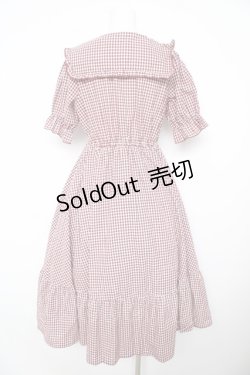 画像2: m petit by misako / AM*ギンガムCHKワンピース M 中赤 Y-26-02-17-166-LO-OP-SZ-ZY