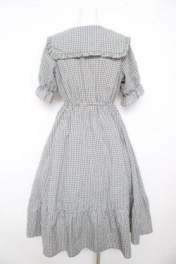 画像2: m petit by misako / AM*ギンガムCHKワンピース M 中灰 Y-26-02-17-167-LO-OP-SZ-ZY