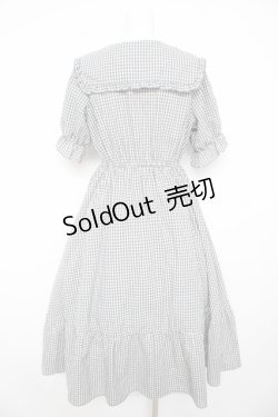 画像2: m petit by misako / AM*ギンガムCHKワンピース M 中灰 Y-26-02-17-167-LO-OP-SZ-ZY