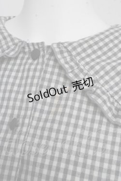 画像3: m petit by misako / AM*ギンガムCHKワンピース M 中灰 Y-26-02-17-167-LO-OP-SZ-ZY
