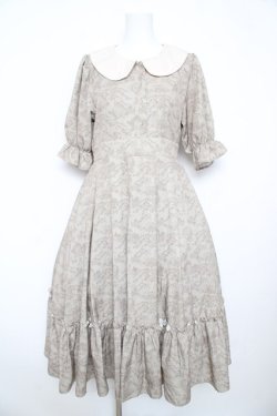 画像1: m petit by misako / NINA’Sコラボトワルドジュイワンピース M ベージュ Y-26-02-17-169-LO-OP-SZ-ZY