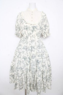 画像1: m petit by misako / TT*AMトワルドジュイワンピース M 淡緑 Y-26-02-17-172-LO-OP-SZ-ZY