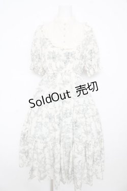 画像1: m petit by misako / TT*AMトワルドジュイワンピース M 淡緑 Y-26-02-17-172-LO-OP-SZ-ZY