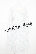 Kurumi Collaboration / KRハナジゴスリーブワンピース M 中白 Y-26-02-17-173-LO-OP-SZ-ZI