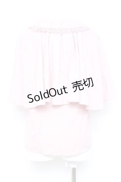 画像2: axes femme / ケープ風ブラウス M ピンク Y-26-02-17-014-AX-BL-SZ-ZS