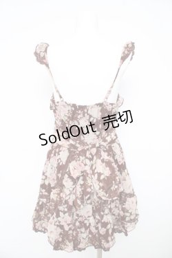 画像2: LIZ LISA / ローズシフォンキャミワンピース 0 ブラウン Y-26-02-17-178-LO-OP-SZ-ZY