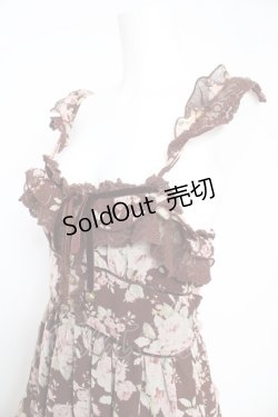 画像3: LIZ LISA / ローズシフォンキャミワンピース 0 ブラウン Y-26-02-17-178-LO-OP-SZ-ZY