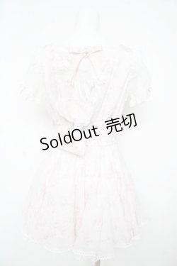 画像2: LIZ LISA / ローズリボンシフォンワンピース 0 ピンク Y-26-02-17-184-LO-OP-SZ-ZY