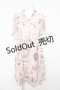 MILK / サロンワンピース  ピンク Y-26-02-17-186-ML-OP-SZ-ZY