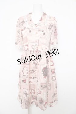 画像1: MILK / サロンワンピース  ピンク Y-26-02-17-186-ML-OP-SZ-ZY