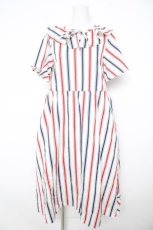 画像1: LEBECCA boutique / 海辺の街角ワンピース M 白 Y-26-02-17-190-EL-OP-SZ-ZT631 (1)