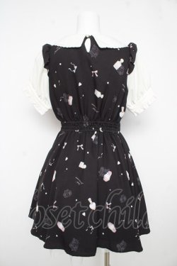 画像2: LIZ LISA / コロン柄ワンピース 0 黒 Y-26-02-17-191-LO-OP-SZ-ZY