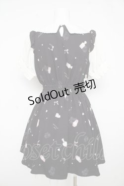 画像2: LIZ LISA / コロン柄ワンピース 0 黒 Y-26-02-17-191-LO-OP-SZ-ZY