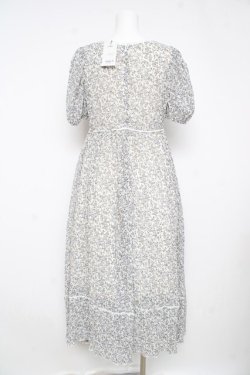 画像2: evelyn / フラワーロングパフ袖ワンピース F オフホワイト Y-26-02-17-195-LO-OP-SZ-ZY