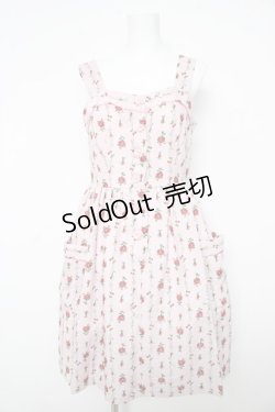 画像1: MILK / ローズガーランドドレス F ベビーピンクフラワー Y-26-02-17-198-ML-OP-SZ-ZY