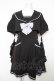 画像1: Amavel / CYBER CATS セーラーワンピース F ブラック Y-26-02-17-200-CA-OP-SZ-ZY (1)