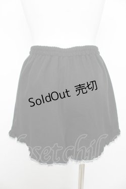 画像5: Secret Honey / ハシゴレーススタンドカラーラッフルセットアップ 2 ブラック×ホワイト Y-26-02-17-201-CA-OP-SZ-ZY