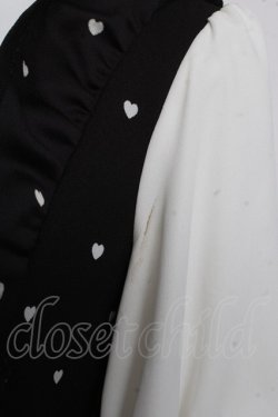画像3: mille fille closet by LODISPOTTO / Heart Dollyワンピース M ブラック Y-26-02-17-202-LO-OP-SZ-ZY