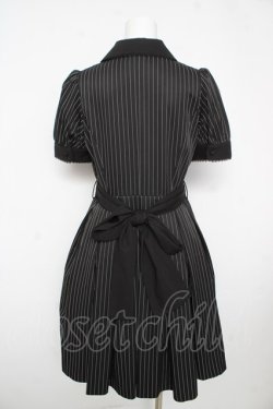 画像2: Sheglit / ストライプタックワンピース  黒 Y-26-02-17-204-EL-OP-SZ-ZY